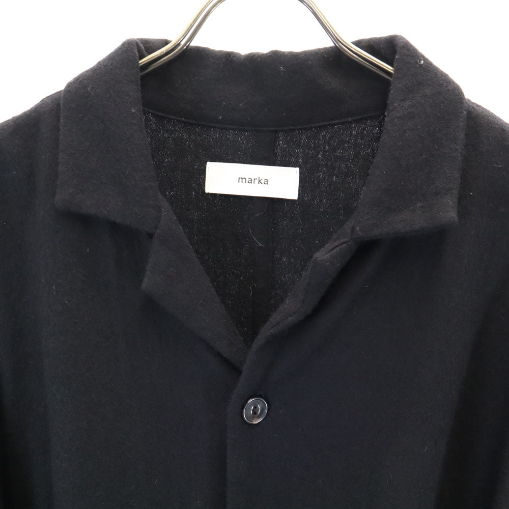 marka マーカ 日本製 ロングコート 3 ブラック カーディガン メンズ