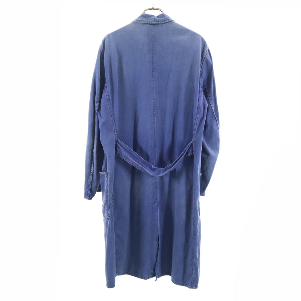 EURO WORK ユーロワーク 70s ヴィンテージ ダンガリー コート 48 ブルー メンズ