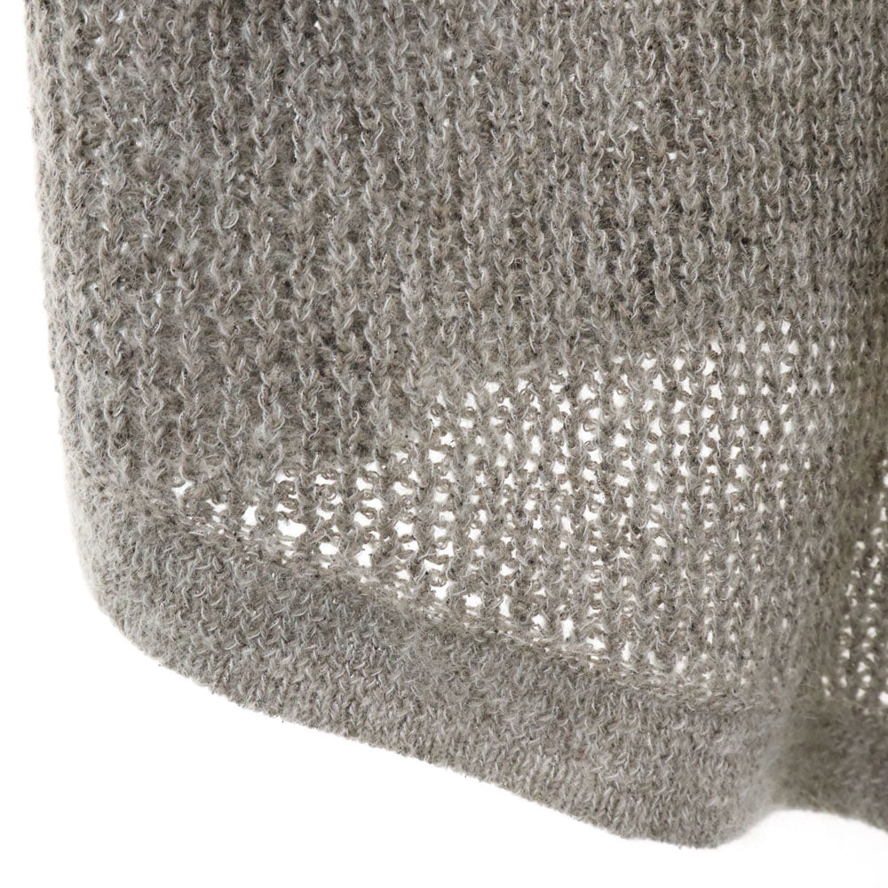 ARMANI EXCHANGE アルマーニエクスチェンジ モヘヤブレンド 長袖 ニット カーディガン XS グレー レディース