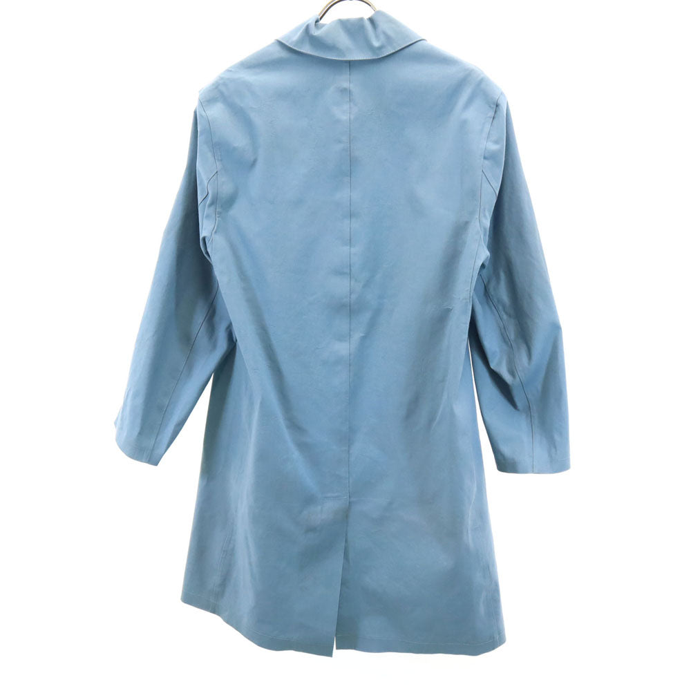 Mackintosh マッキントッシュ スコットランド製 コットンラバープルーフ レインコート 34 ブルー系 レディース