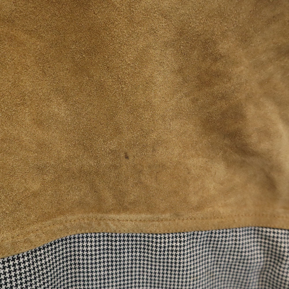 A.P.C. アーペーセー スエード切替 コート XS ブラック系 メンズ