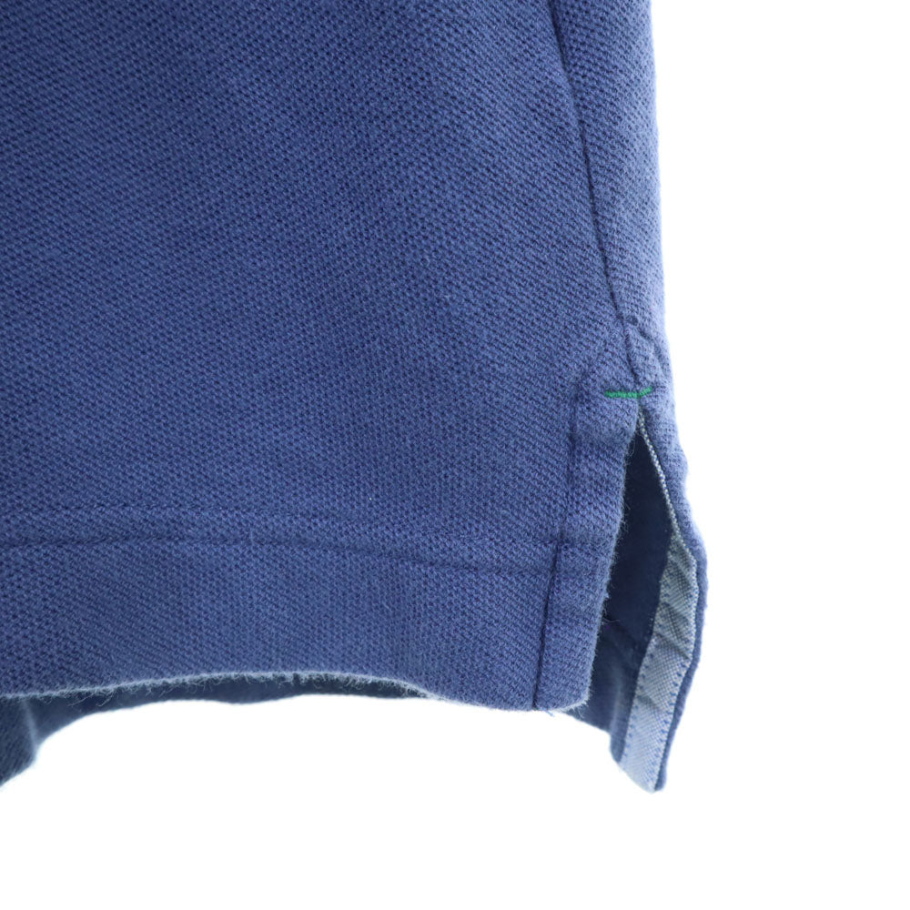 トミーヒルフィガー 半袖 ポロシャツ XXL ネイビー系 TOMMY HILFIGER ビッグサイズ 鹿の子 メンズ