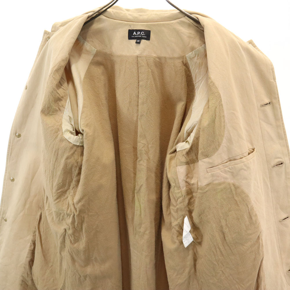 アーペーセー ステンカラーコート M ベージュ A.P.C. メンズ