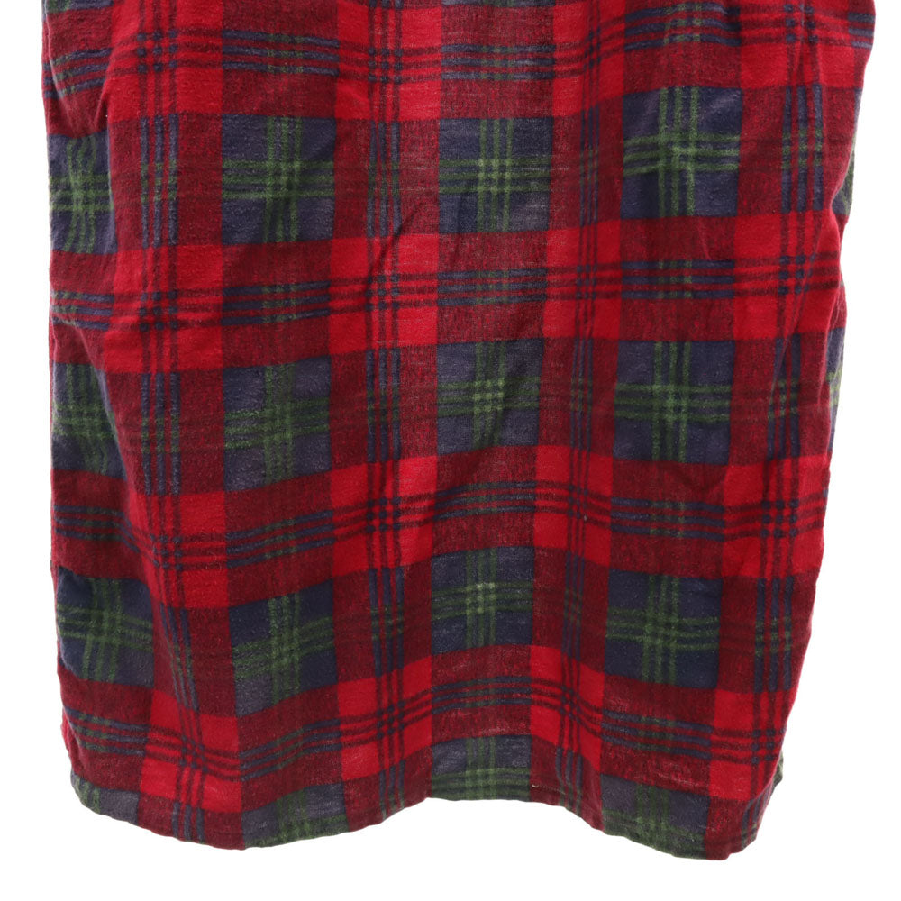 Mc Knight 60s 70s ヴィンテージ チェック柄 フランネル ガウンコート XL レッド メンズ