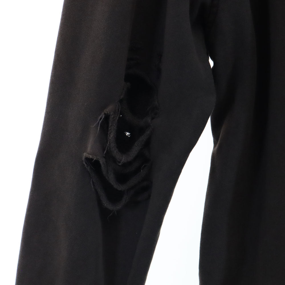 アルケミスト USA製 長袖 ヴィンテージ加工 スウェットパーカー S ダークブラウン レディース