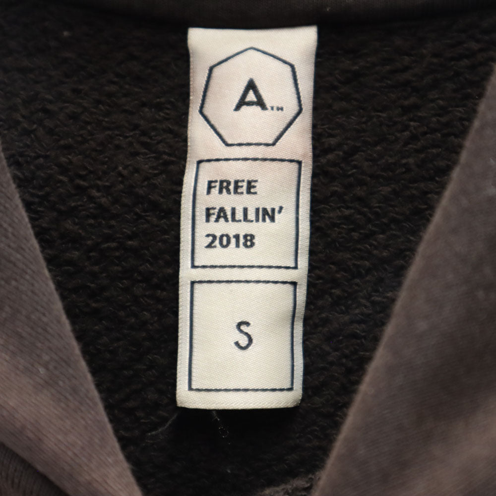 アルケミスト USA製 長袖 ヴィンテージ加工 スウェットパーカー S ダークブラウン レディース