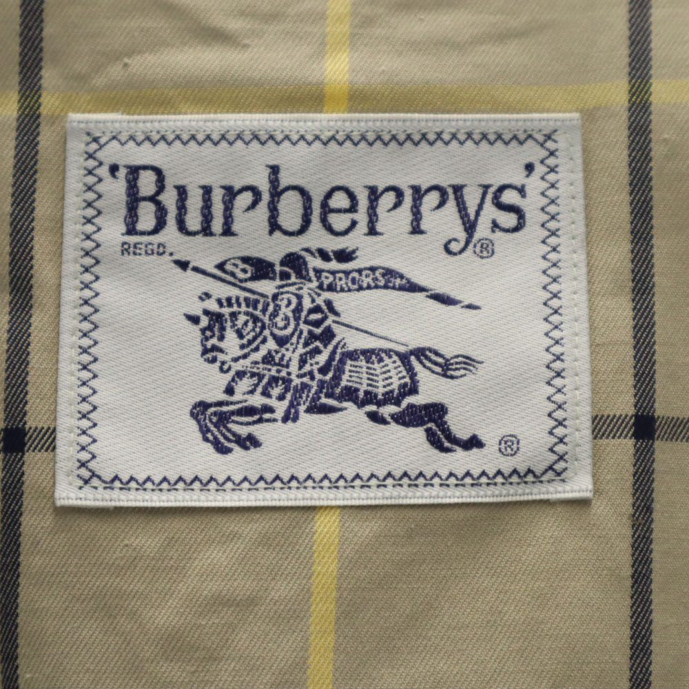 Burberrys バーバリーズ 90s オールド ステンカラーコート 7AR アイボリー系 レディース
