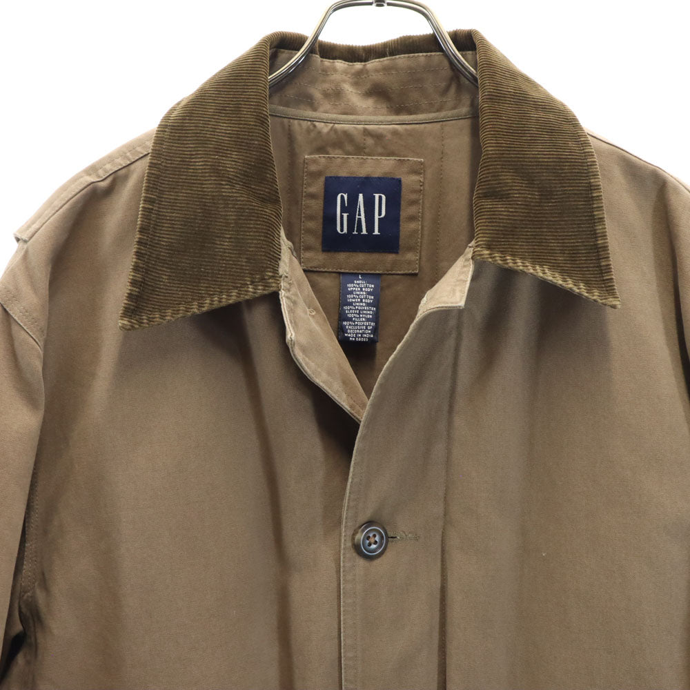 ギャップ オールド ハンティングジャケット L ブラウン GAP 中綿 襟コーデュロイ メンズ