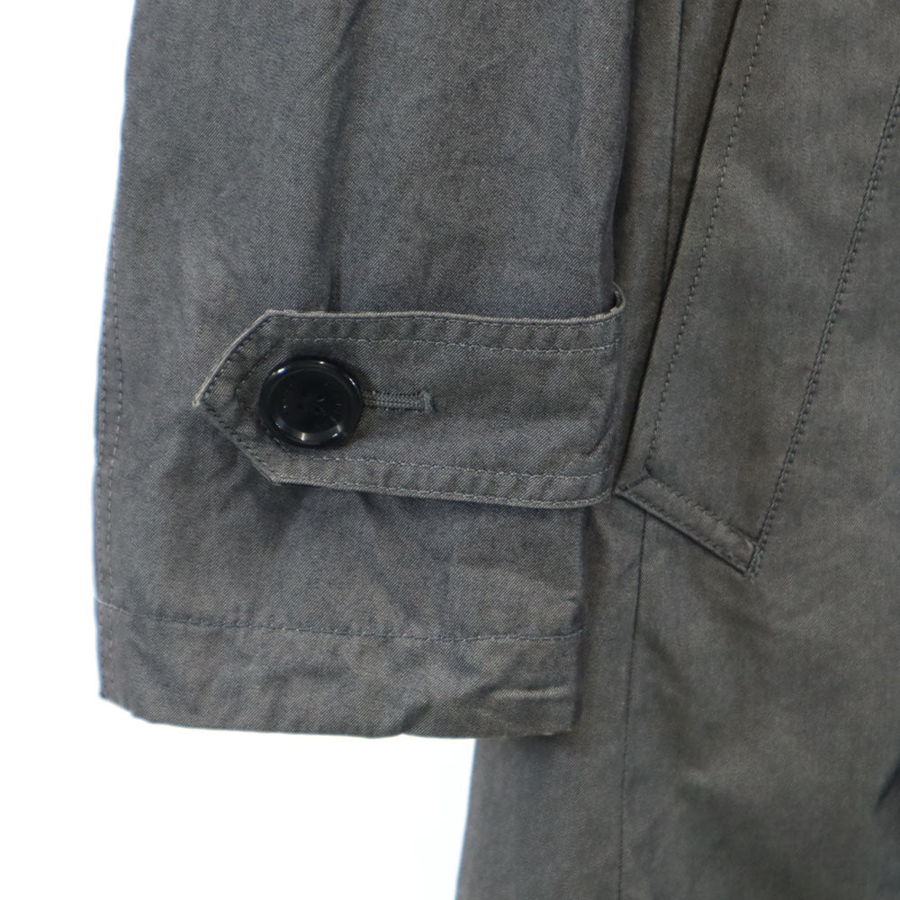 BURBERRY BLACK LABEL バーバリーブラックレーベル ライナー付き ステンカラーコート LL グレー メンズ