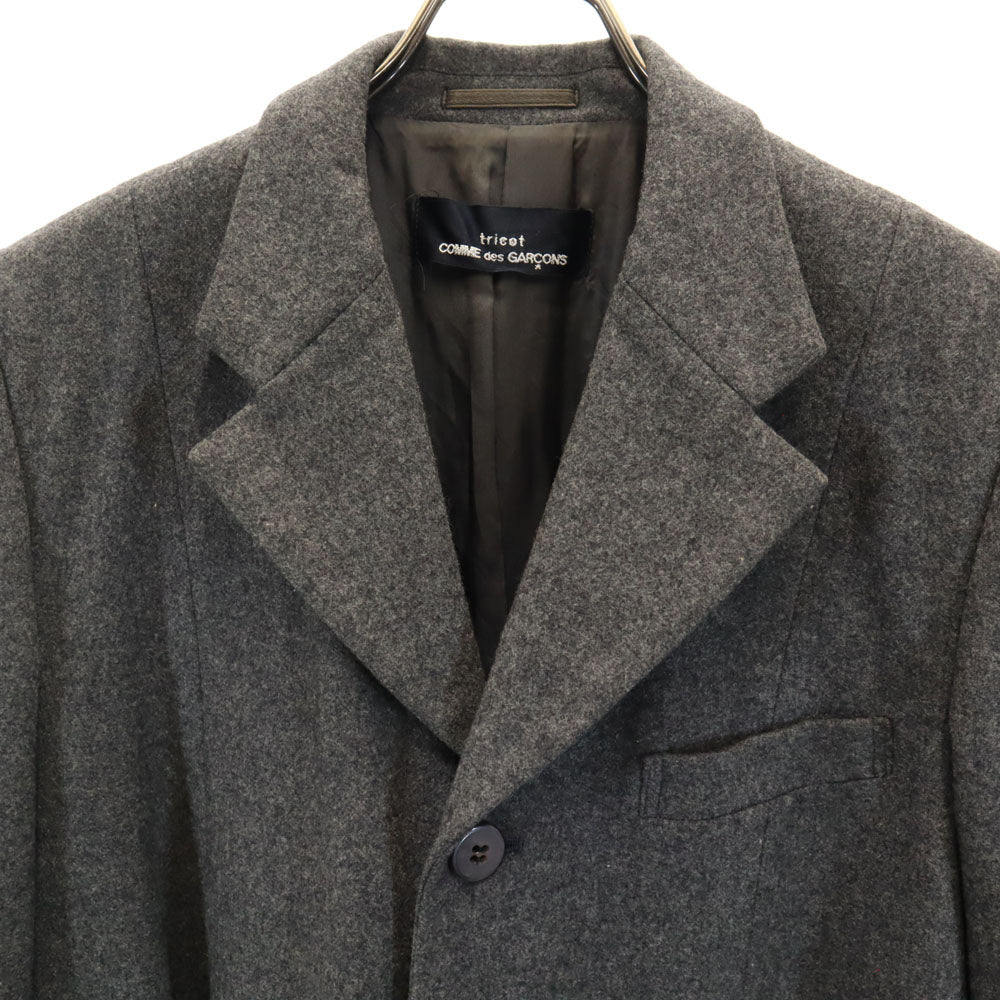 tricot COMME des GARCONS トリココムデギャルソン 90s 日本製 オールド 長袖 ウールコート グレー系 メンズ