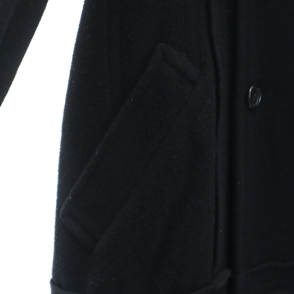 Comme des Garcons Comme des Garcons コムデギャルソンコムデギャルソン 2005年 日本製 ウールブレンド ダブル コート M チャコールブラック レディース