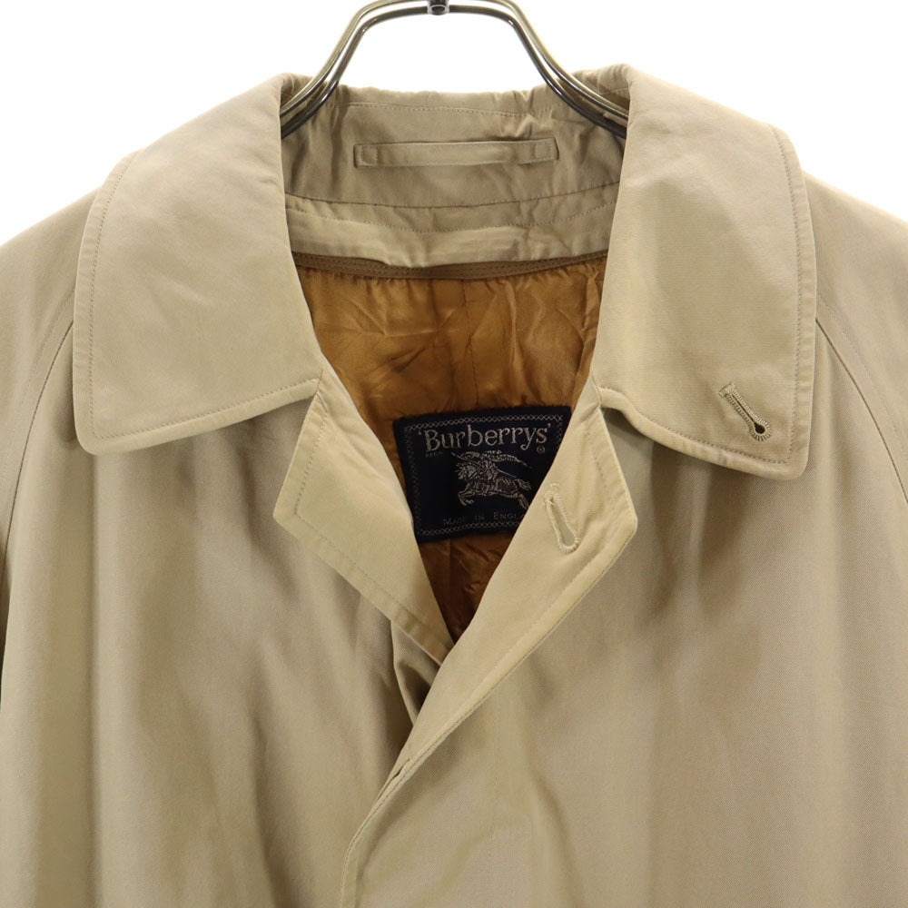 Burberrys バーバリーズ 90s 英国製 オールド ステンカラーコート 46 ベージュ ライナー付き メンズ