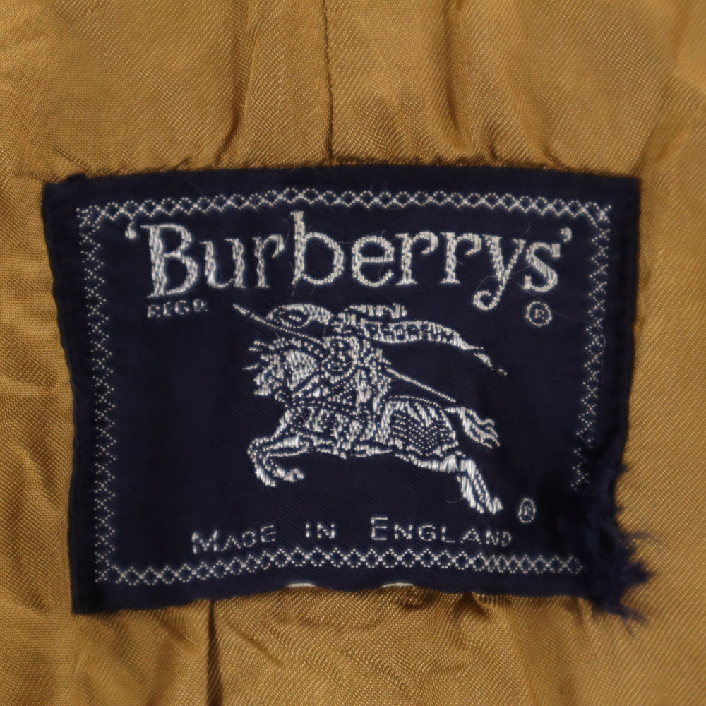 Burberrys バーバリーズ 90s 英国製 オールド ステンカラーコート 46 ベージュ ライナー付き メンズ