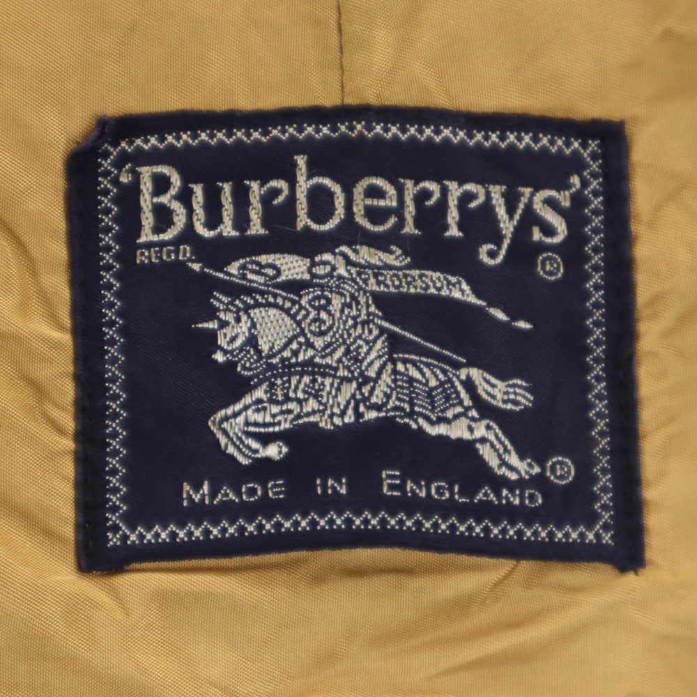 Burberrys バーバリーズ 80s 90s 英国製 オールド ステンカラーコート M ベージュ ライナー付き メンズ