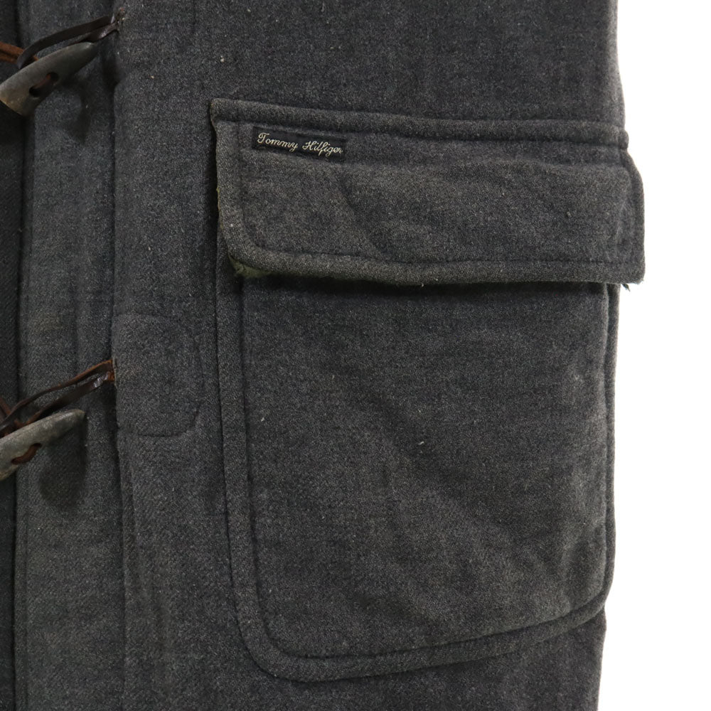 TOMMY HILFIGER トミーヒルフィガー 90s ウールブレンド オールド フラッグタグ ダッフルコート XL グレー メンズ