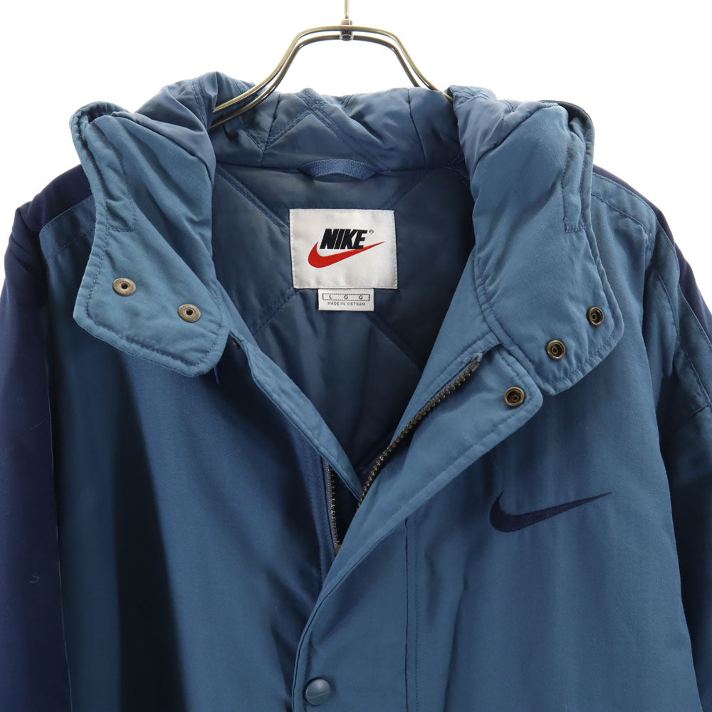 NIKE ナイキ 90s 00s 白タグ オールド 中綿コート L ブルーグレー メンズ