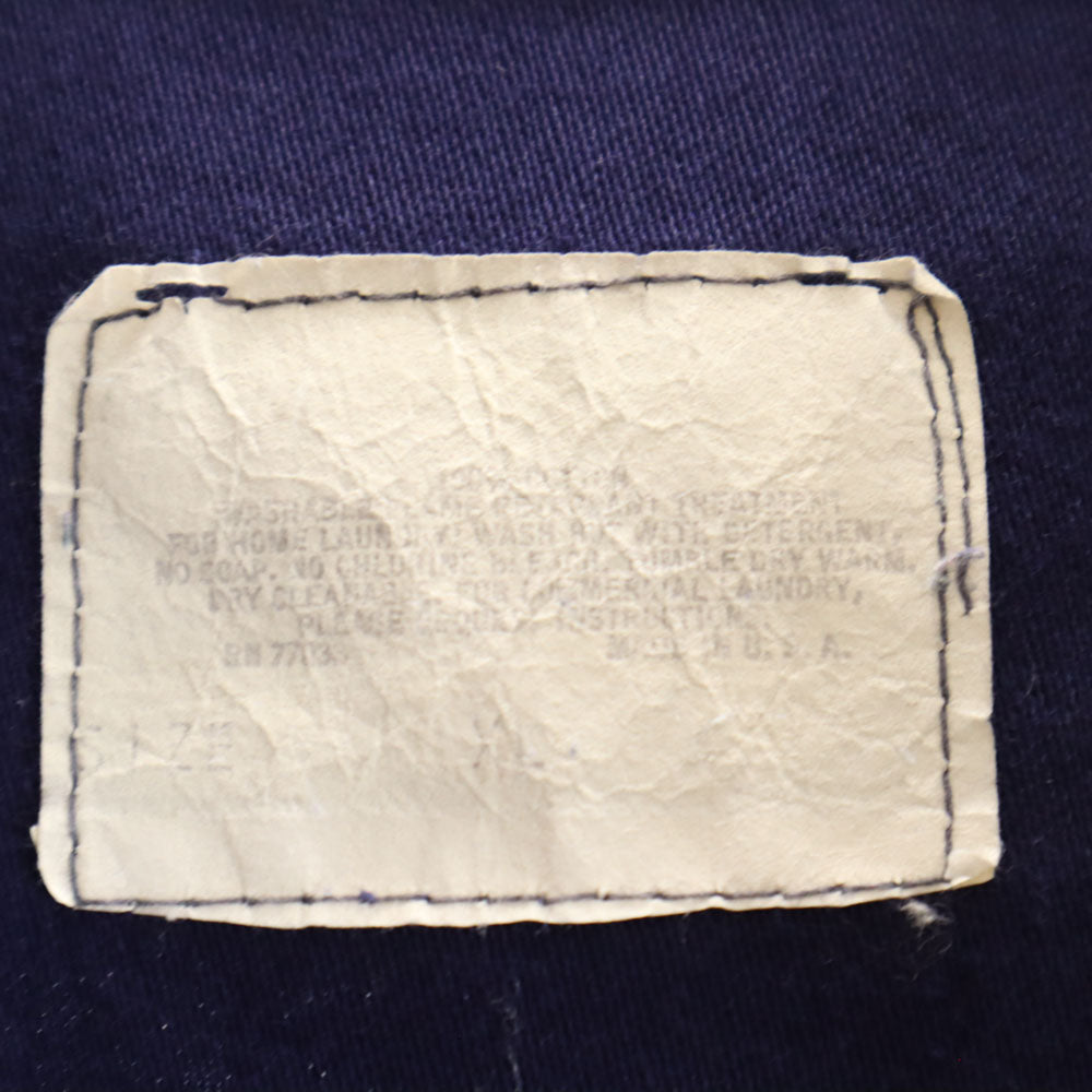 OLD オールド USA製 ミリタリー 長袖 コート XL ネイビー系 フード メンズ