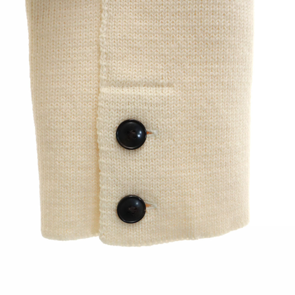 ヴァンドリ ウール 日本製 長袖 ニットコート 3 ホワイト系 Vandori メンズ