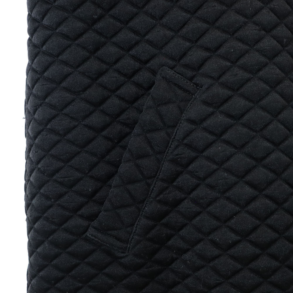 ARMANI JEANS アルマーニジーンズ 90s イタリア製 オールド 長袖 キルティングコート I 40 ブラック系 レディース