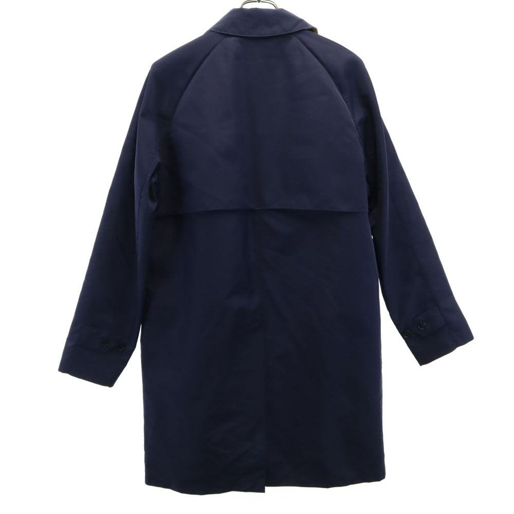 BURBERRY バーバリー ライナー付き ステンカラーコート 46 ネイビー メンズ