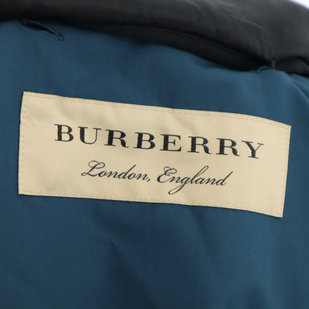 BURBERRY バーバリー ライナー付き ステンカラーコート 46 ネイビー メンズ