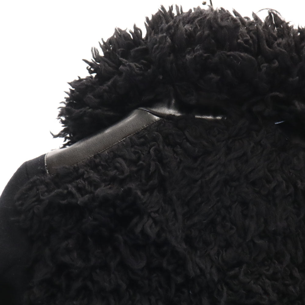 Sacai サカイ 日本製 メルトン コート 2 ブラック レディース