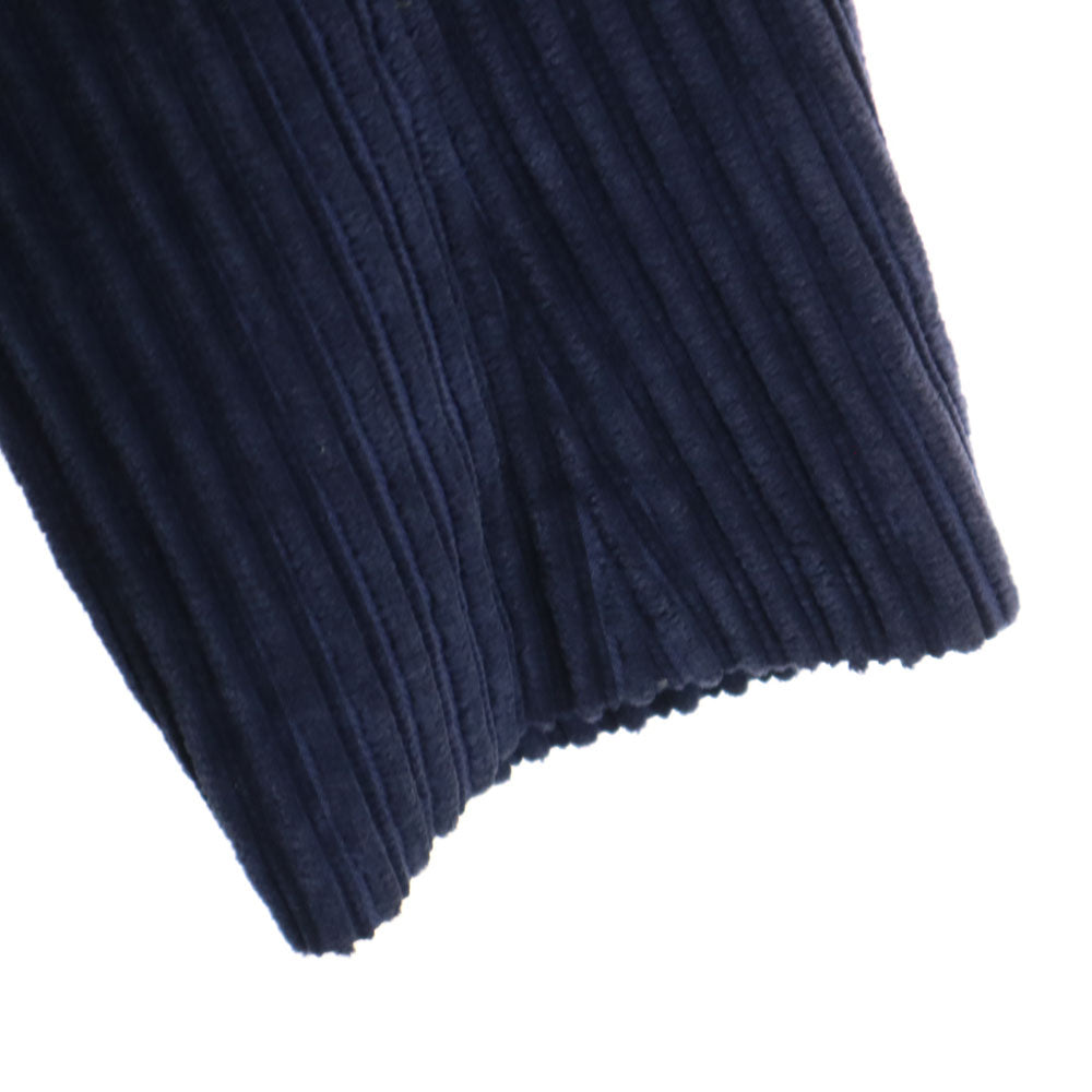 Herno ヘルノ イタリア製 オールド コーデュロイコート 42 ネイビー レディース