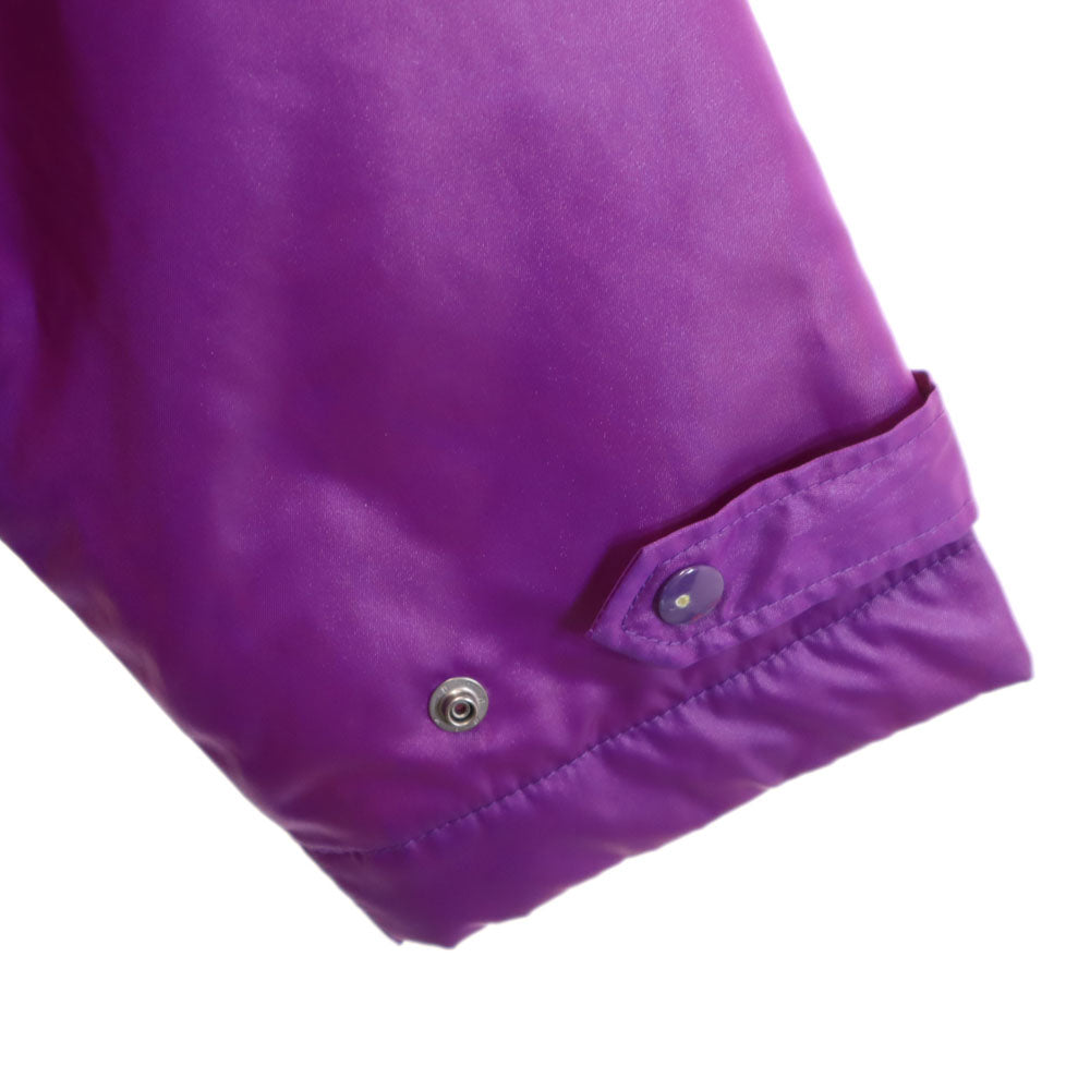 NBA オールド バックロゴ ロサンゼルス・レイカーズ 中綿 ベンチコート M パープル 裏ボア Los Angeles Lakers メンズ