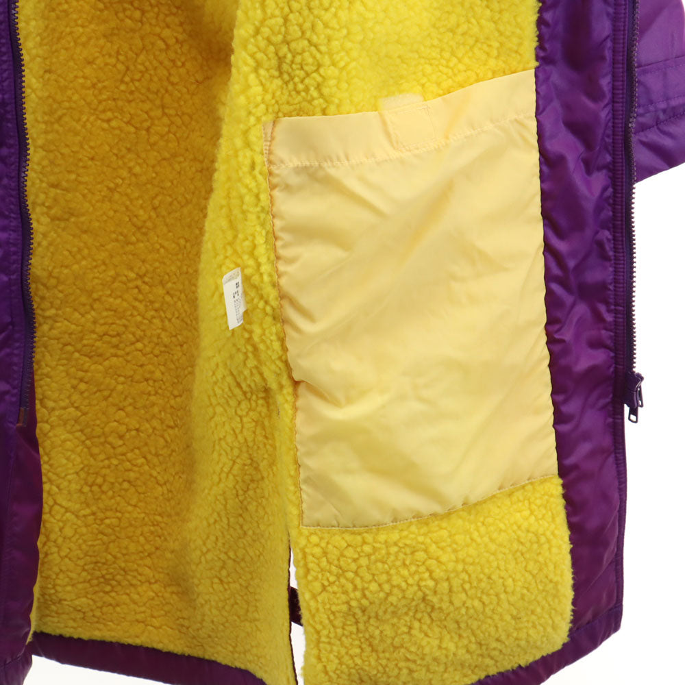 NBA オールド バックロゴ ロサンゼルス・レイカーズ 中綿 ベンチコート M パープル 裏ボア Los Angeles Lakers メンズ