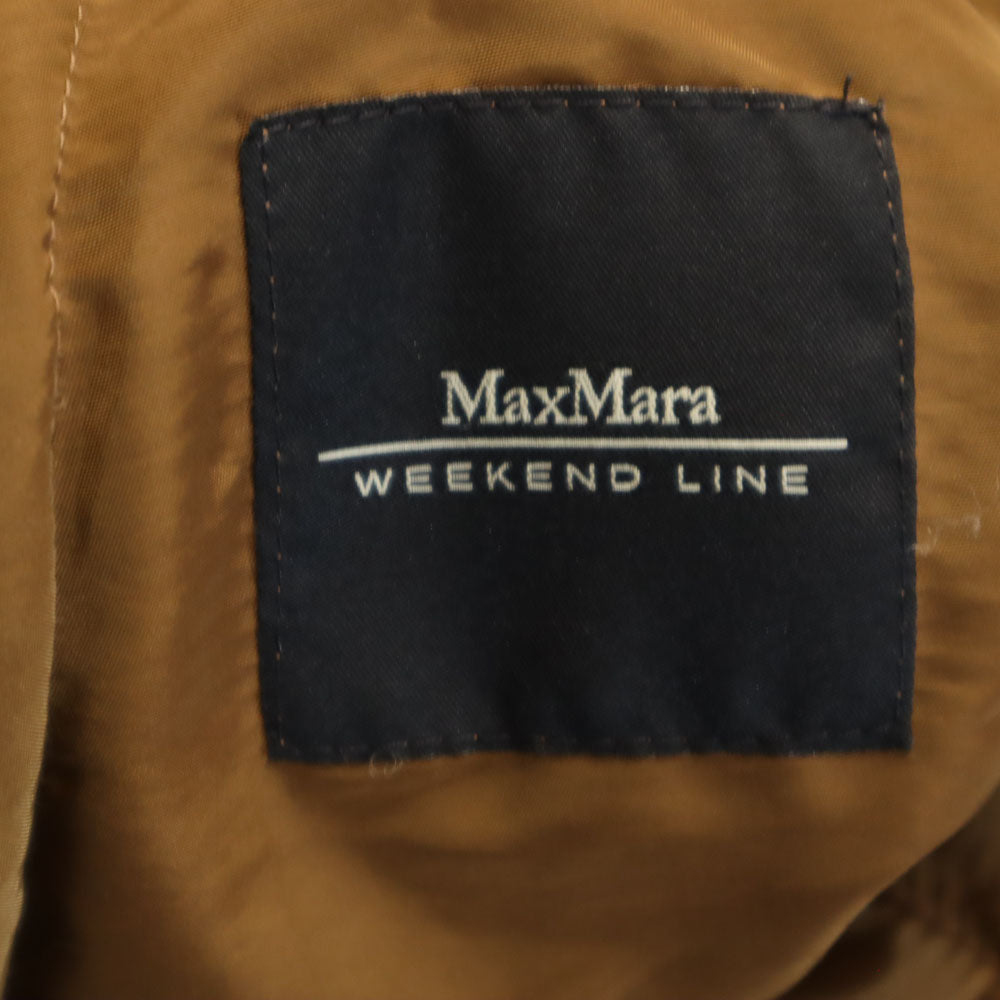 マックスマーラウィークエンドライン ダッフル ダウンコート 40 ブラウン MAX MARA WEEK END LINE レディース