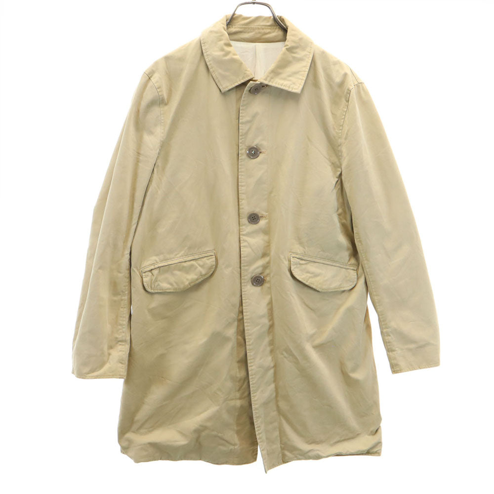 MASTER&CO. マスターアンドコー 日本製 長袖 ステンカラーコート XS ベージュ メンズ