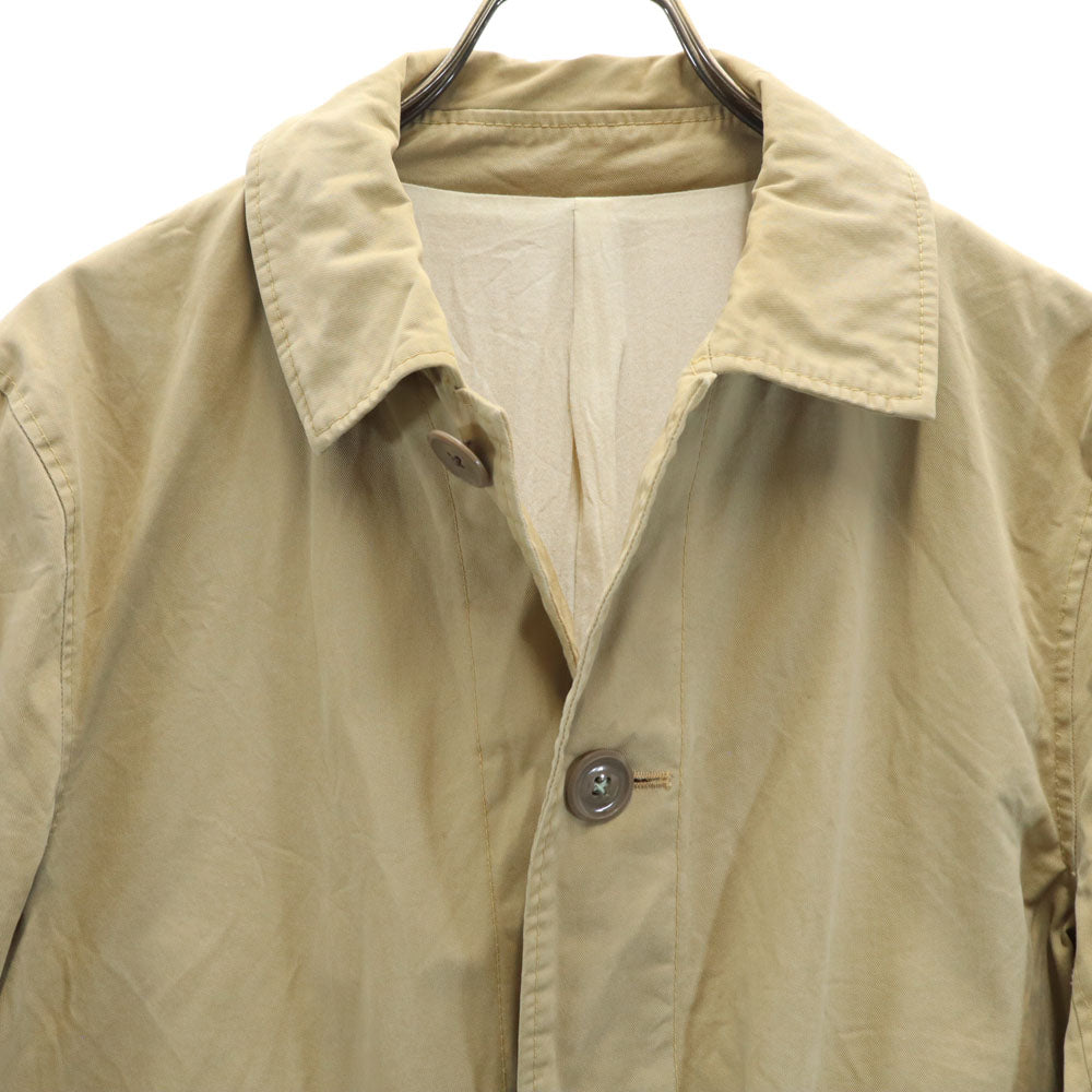 MASTER&CO. マスターアンドコー 日本製 長袖 ステンカラーコート XS ベージュ メンズ