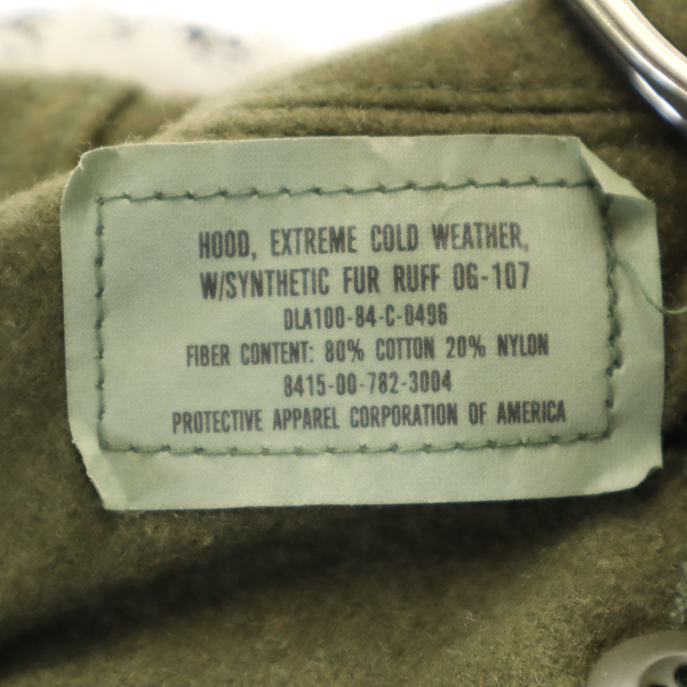 US ARMY アメリカ軍 80s M65 モッズパーカー フィールドパーカー フル装備 ミリタリージャケット M カーキ ライナー付き メンズ