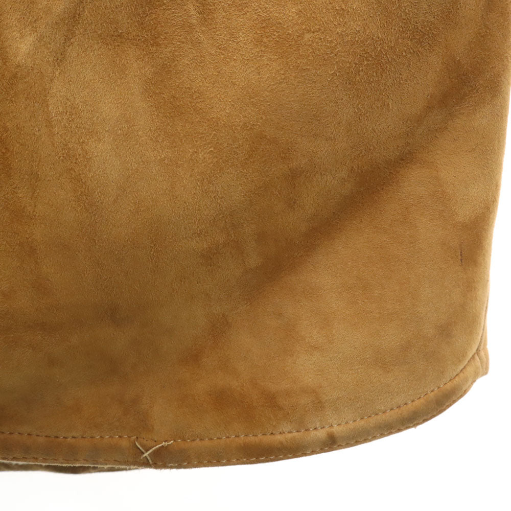 Shearling 80s ヴィンテージ ムートンコート 46 ブラウン レディース