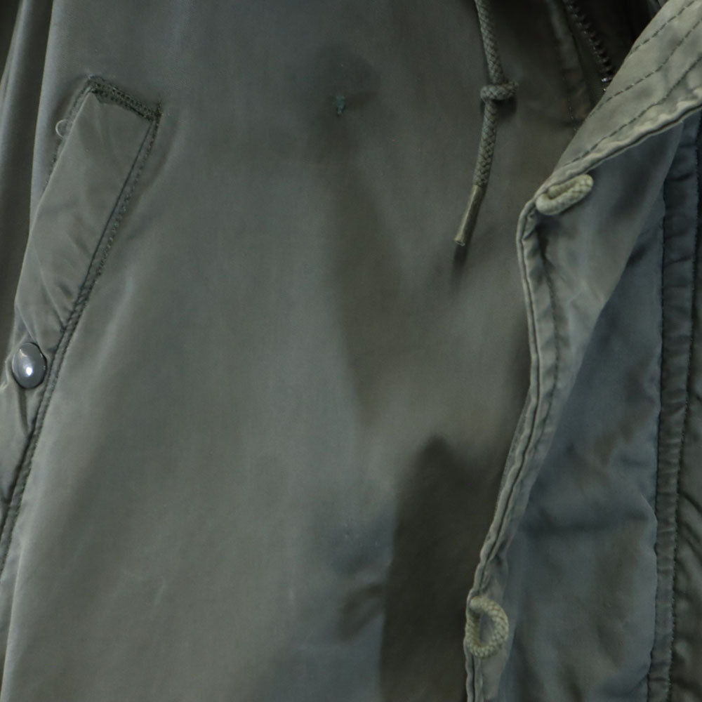 US AIR FORCE アメリカ空軍 80s ヴィンテージ DLA フライト 長袖 N-3B ミリタリーコート L カーキ系 メンズ