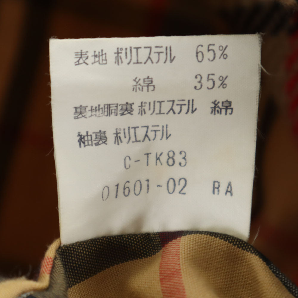 Burberrys バーバリーズ 90s オールド 長袖 ライナー付き ステンカラーコート 7AB2 ベージュ系 レディース