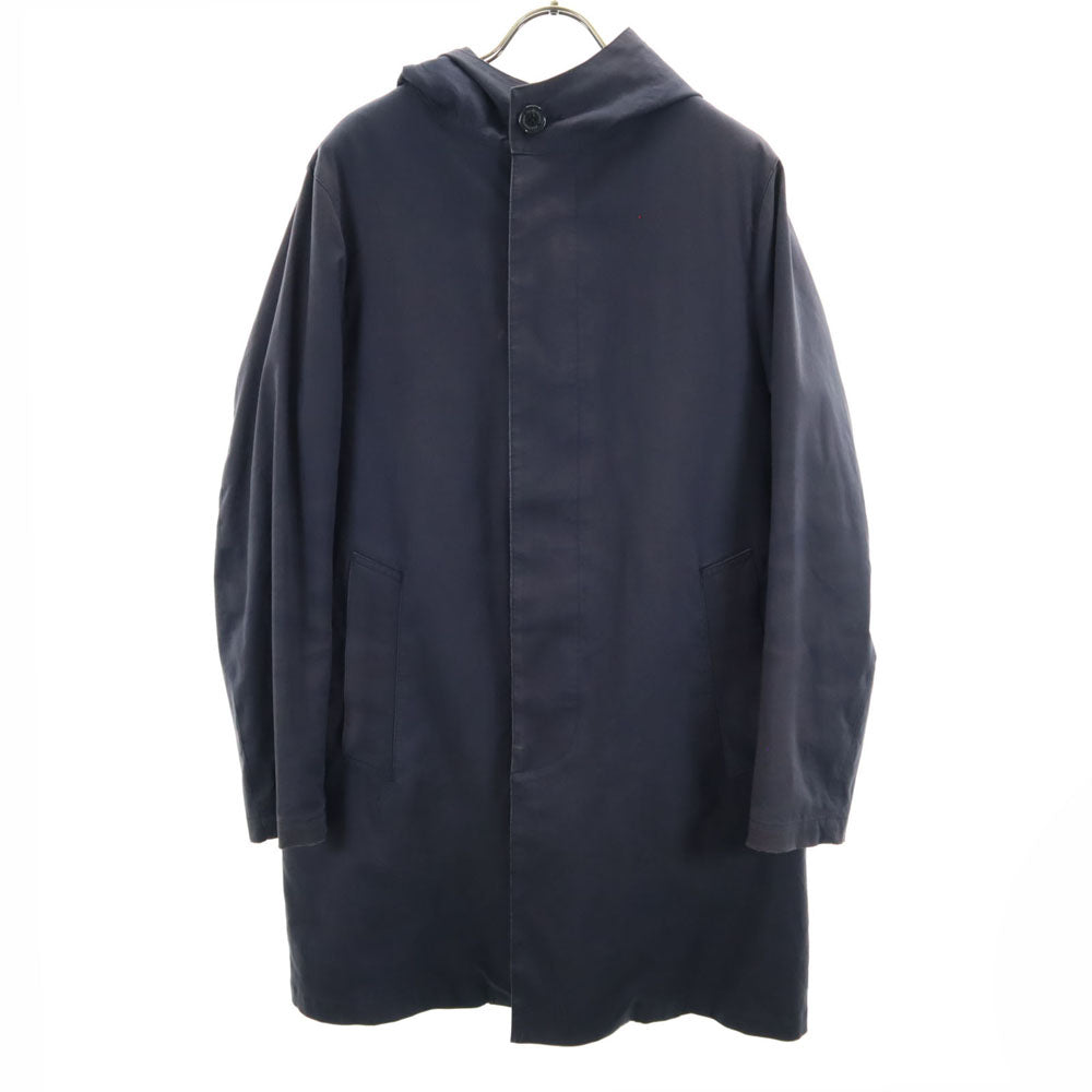 Traditional Weatherwear トラディショナルウェザーウェア 長袖 キルティングライナー付き ステンカラーコート 38 ネイビー メンズ