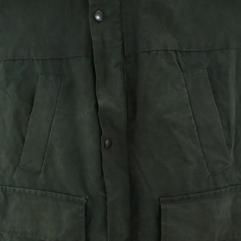 OLD オールド 90s イングランド製 オイルドジャケット S カーキ コート メンズ