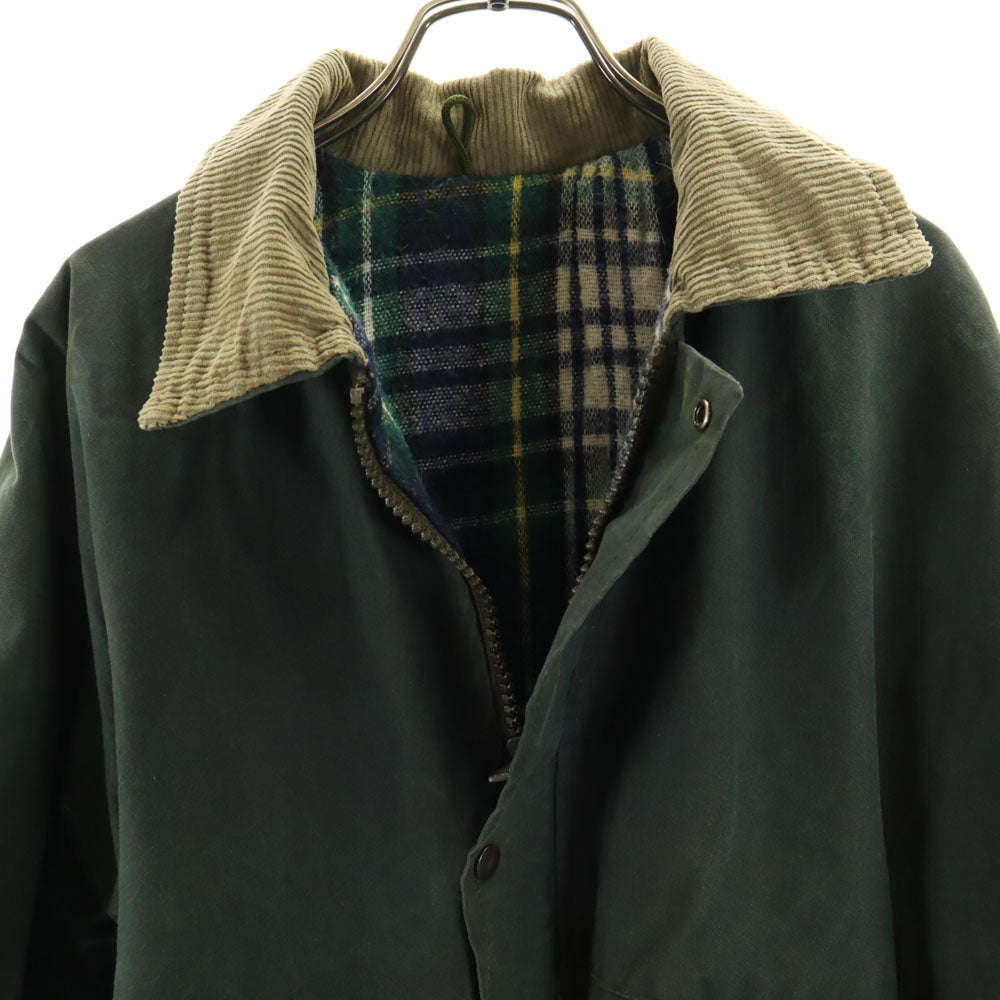 OLD オールド 90s イングランド製 オイルドジャケット S カーキ コート メンズ