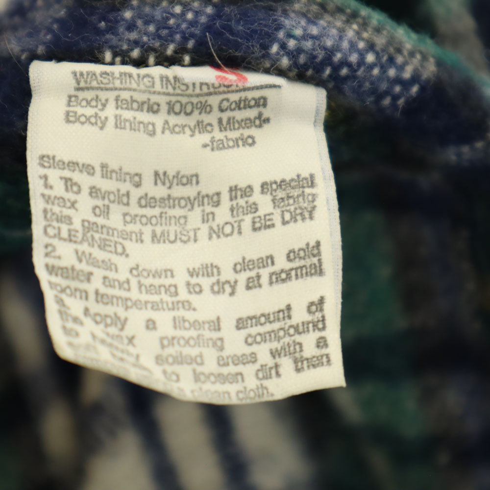 OLD オールド 90s イングランド製 オイルドジャケット S カーキ コート メンズ