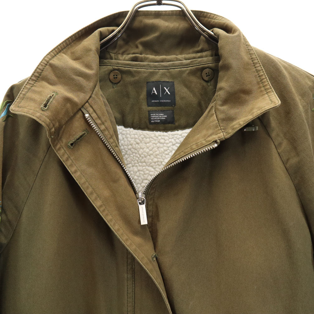 ARMANI EXCHANGE アルマーニエクスチェンジ ライナー付き モッズコート XS カーキ レディース