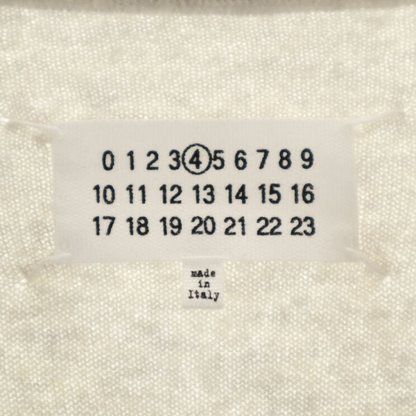 メゾンマルジェラ イタリア製 長袖 Vネック ニット ワンピース S  