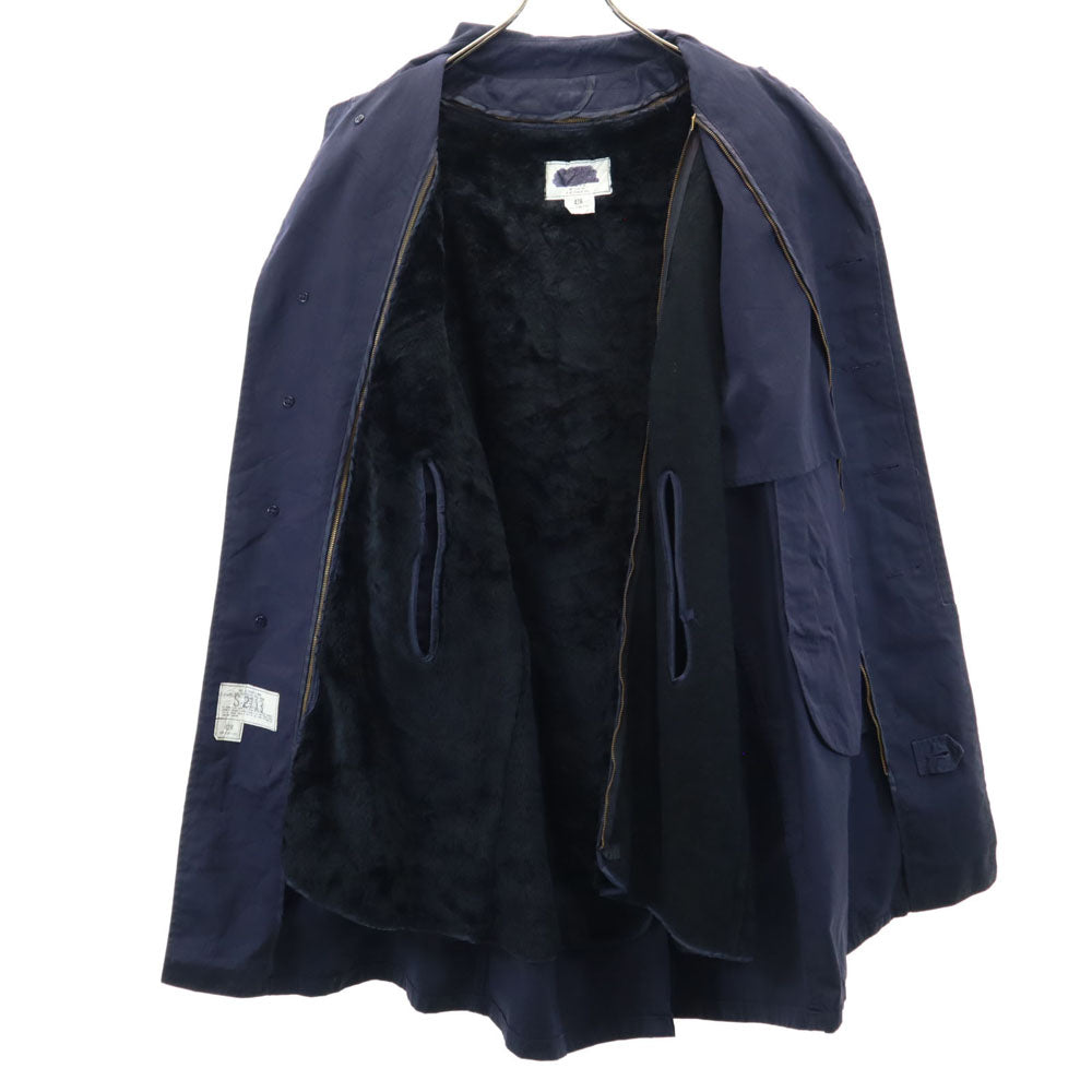 US NAVY アメリカ海軍 80s DLA 8405-01-041-9785 ヴィンテージ ステンカラーコート 42R ネイビー オールウェザーコート ライナー付き ミリタリー メンズ