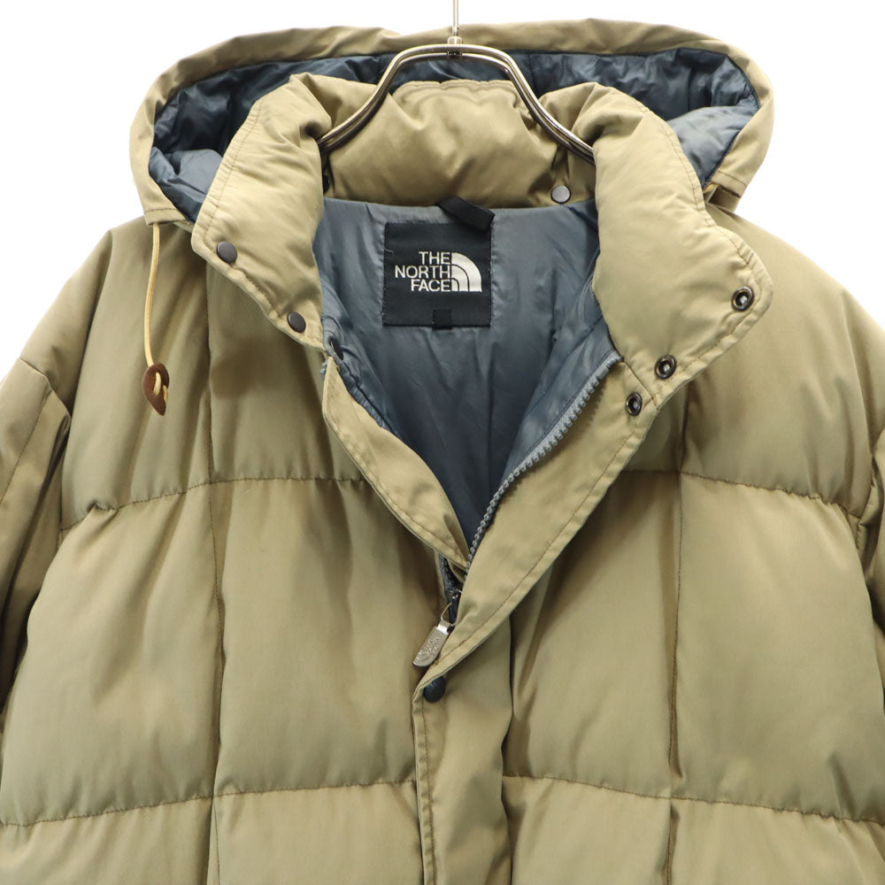THE NORTH FACE ノースフェイス ダウンコート M ベージュ アウトドア フード付き メンズ