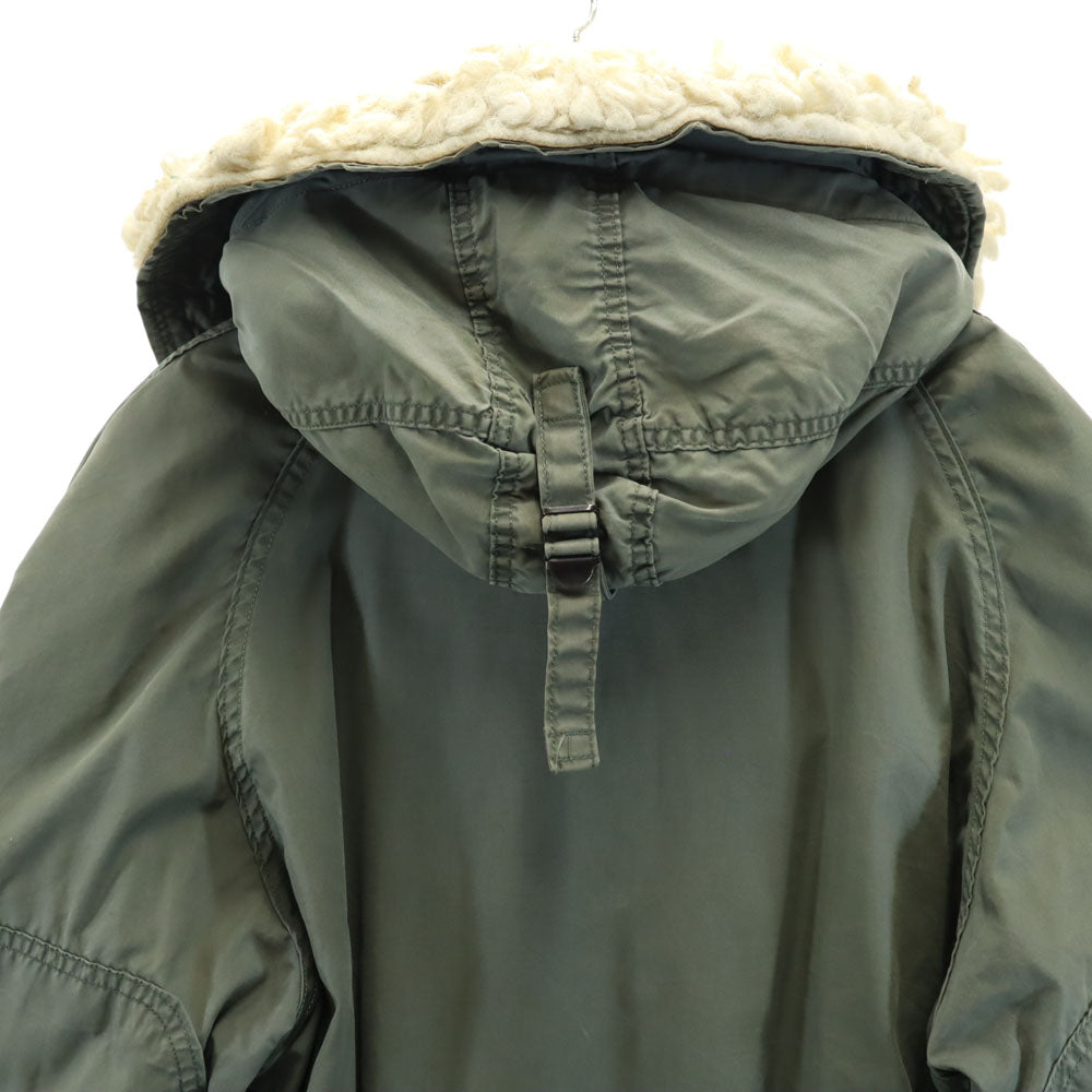 アメリカ空軍 80s ヴィンテージ DLA フライト 長袖 N-3B ミリタリーコート L カーキ系 US AIR FORCE メンズ US AIR FORCE アメリカ空軍 80s DLA ヴィンテージ N-3B フライト