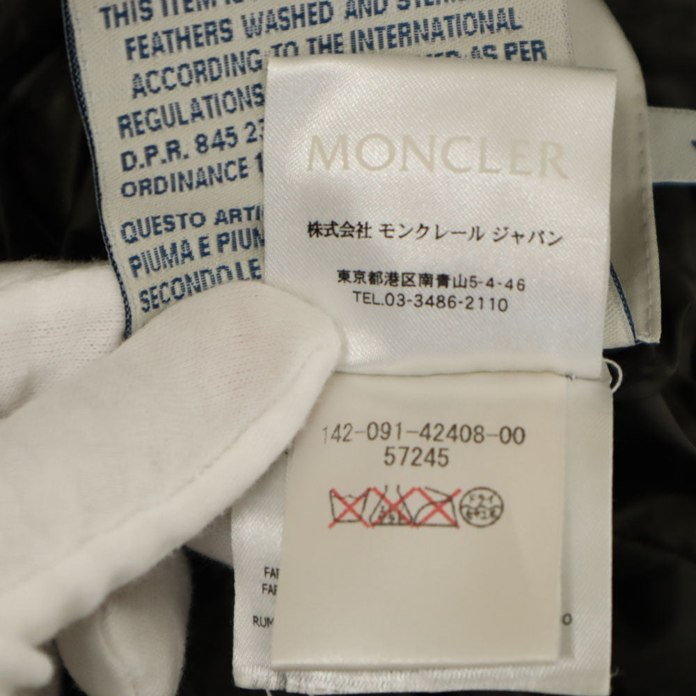 MONCLER モンクレール ルーマニア製 CLINT リバーシブル ダウンジャケット 1 ブラック レディース