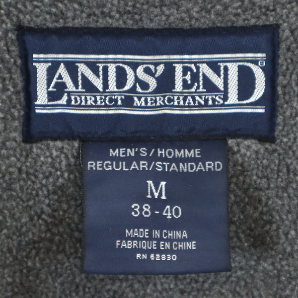 ランズエンド 90s オールド ポーラーテック プリマロフト ダウンコート M ネイビー LANDS' END フード付き メンズ