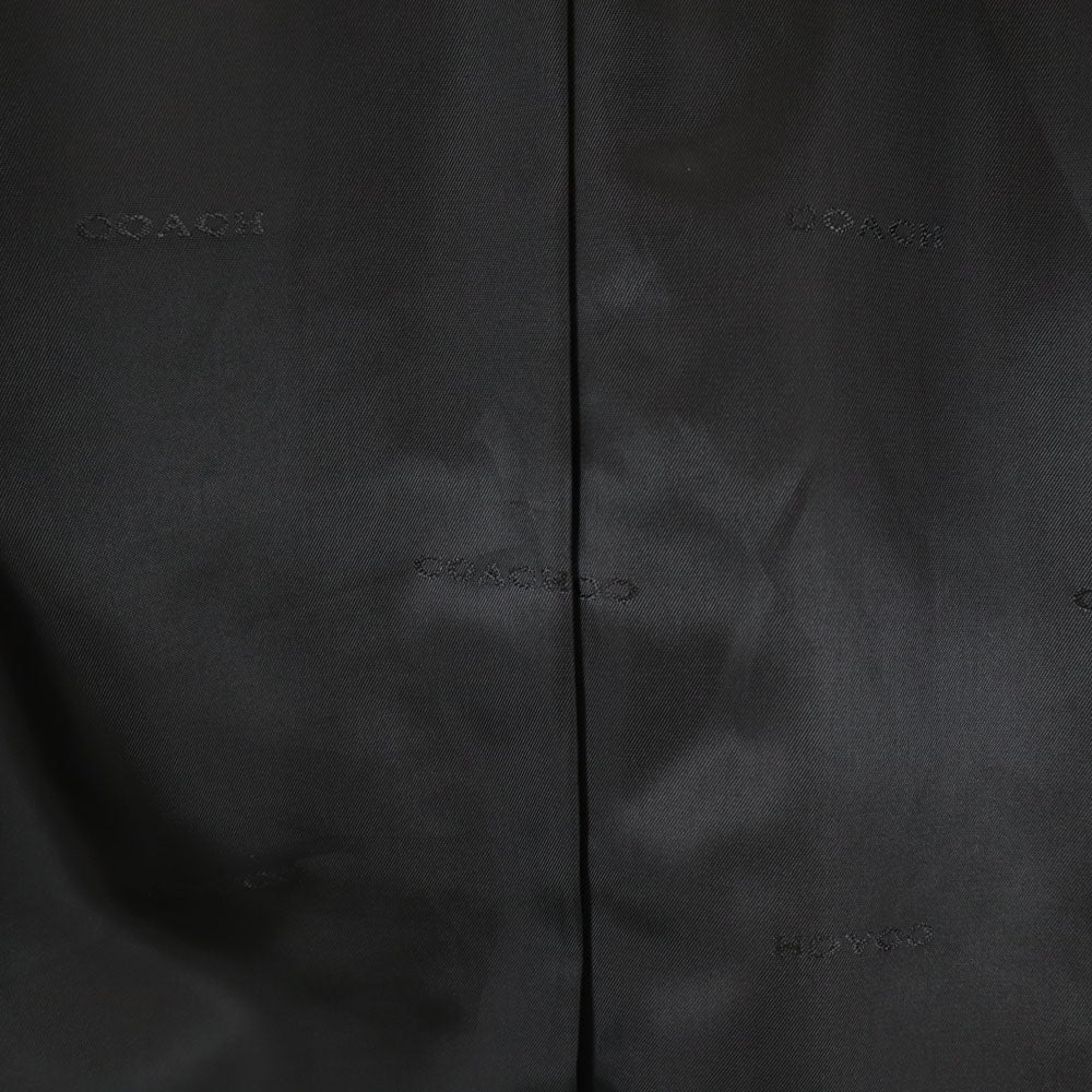 コーチ 長袖 トレンチコート XSP ネイビー系 COACH レディース