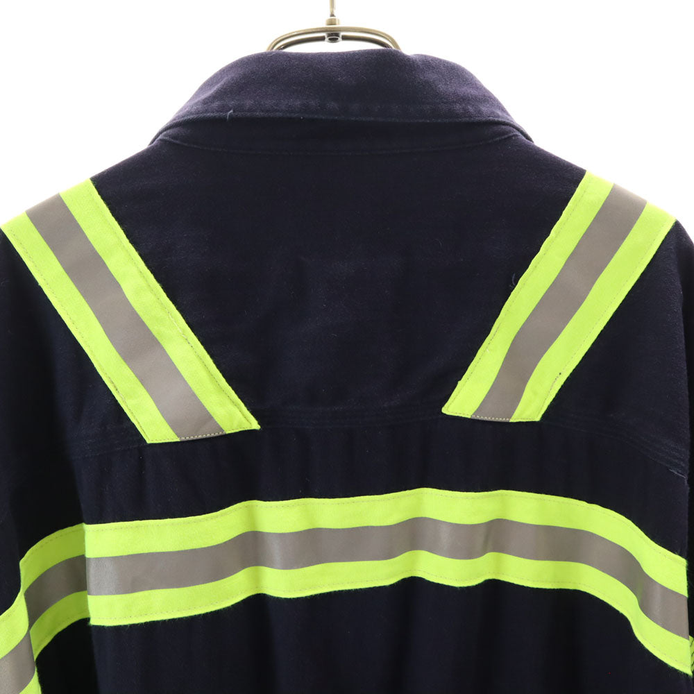 Carhartt カーハート 長袖 ボタンダウンシャツ 3XL ネイビー系 ビッグサイズ メンズ