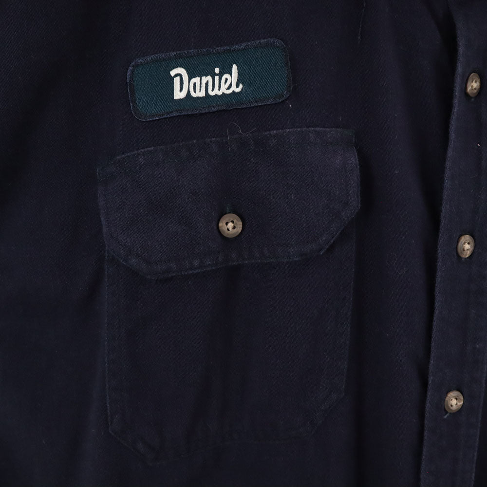 Carhartt カーハート 長袖 ボタンダウンシャツ 3XL ネイビー系 ビッグサイズ メンズ